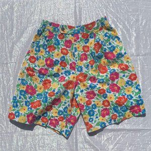 Ultra High Rise 80's Vintage Floral Shorts 🌸 🩳